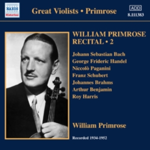 William Primrose - Recital Vol 2 in der Gruppe Externt_Lager / Naxoslager bei Bengans Skivbutik AB (699396)