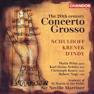 Schulhoff / Krenek / D Indy - Concerto Grosso in der Gruppe Externt_Lager / Naxoslager bei Bengans Skivbutik AB (706836)