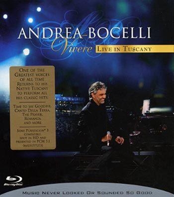 Andrea Bocelli - Vivere - Live In Tuscany - Blu in der Gruppe DVD & BLU-RAY bei Bengans Skivbutik AB (740097)