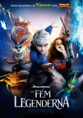 De fem legenderna in der Gruppe Film BluRay 3D bei Bengans Skivbutik AB (780129)