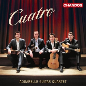 Aquarelle Guitar Quartet - Cuatro in der Gruppe Externt_Lager / Naxoslager bei Bengans Skivbutik AB (923637)