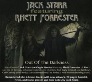 Jack Starr Featuring Rhett Forreste - Out Of The Darkness (Re-Release) in der Gruppe CD / Hårdrock bei Bengans Skivbutik AB (930838)
