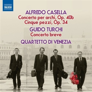 Casella / Turchi - String Quartets in der Gruppe CD bei Bengans Skivbutik AB (945548)