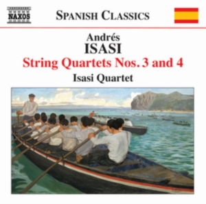 Isasi - String Quartets 3+4 in der Gruppe CD bei Bengans Skivbutik AB (945549)