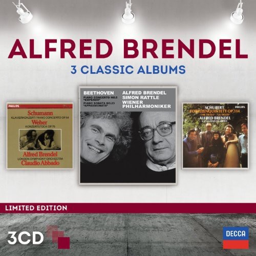 Brendel Alfred Piano - Three Classic Albums (Ltd 3Cd) in der Gruppe CD / Klassiskt bei Bengans Skivbutik AB (986463)