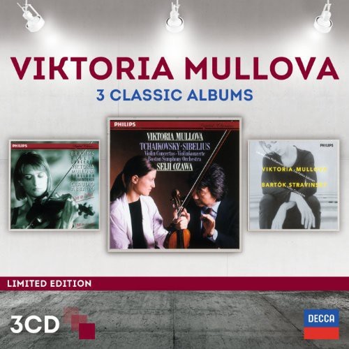 Mullova Viktoria Violin - Three Classic Albums (Ltd 3Cd) in der Gruppe CD / Klassiskt bei Bengans Skivbutik AB (986464)