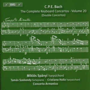 Cpe Bach - Keyboard Concertos Vol 20 in der Gruppe Externt_Lager / Naxoslager bei Bengans Skivbutik AB (997030)