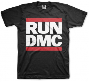 Run DMC Logo Black Mens T Shirt in der Gruppe Merch T-shirts / T-shirt Kampanj bei Bengans Skivbutik AB (V-2628350)
