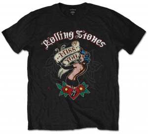 Rolling Stones Miss You Black Mens T Shirt in der Gruppe Merch T-shirts / T-shirt Kampanj bei Bengans Skivbutik AB (V-2628369)