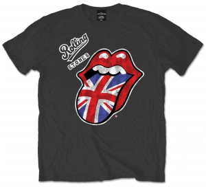Rolling Stones British Tongue Charcoal Mens in der Gruppe Minishops / Rolling Stones bei Bengans Skivbutik AB (V-2628390)