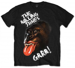 Rolling Stones Grrr Black Gorilla Mens Black T in der Gruppe Minishops / Rolling Stones bei Bengans Skivbutik AB (V-2628412)