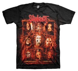 Slipknot Rusty Face Mens Black T Shirt in der Gruppe Minishops / Slipknot bei Bengans Skivbutik AB (V-2628821)