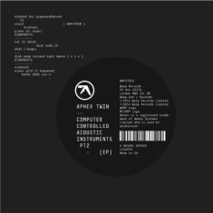 Aphex Twin - Computer Controlled Acoustic Instru