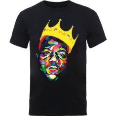 The Notorious B.I.G. -  Biggie Smalls Unisex Tee: Crown (Small) (S)