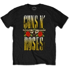 Guns N' Roses/ Guns N' Roses Unisex Tee: Big Guns (S)