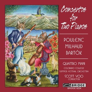 Poulenc/Milhaud - Concertos For 2 Pianos