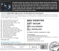 Ben Webster - Ben Webster & Art Tatum Quartet