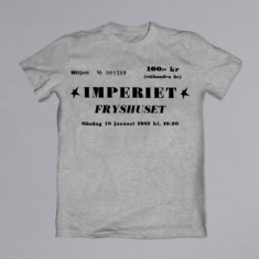 Imperiet - T-shirt Fryshuset Konsertbiljett