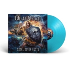 White Skull - Metal Never Rusts (Curacao Vinyl Lp