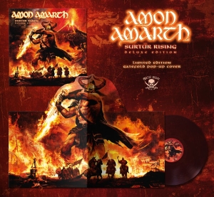 Amon Amarth - Surtur Rising (Burgundy Marbled Vin