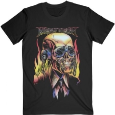 Megadeth - Megadeth Unisex T-Shirt: Flaming Vic