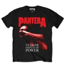 Pantera -  Unisex T-Shirt: Red Vulgar (S)