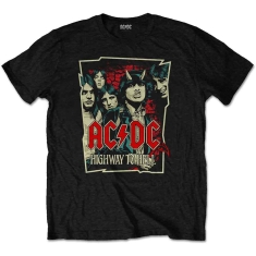 Ac/Dc - Highway To Hell Sketch Uni Bl   (XL)