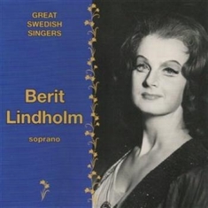 Lindholm Berit - Great Swedish Singers