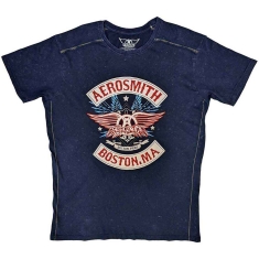 Aerosmith - Boston Pride Snow Wash Uni Navy