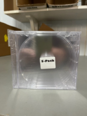 CD-Hülle - 5-Pack Jewelcase Inkl Klar Monterat Tray