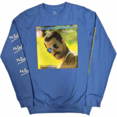 Freddie Mercury - Mr Bad Guy Uni Blue Long Sleeve 