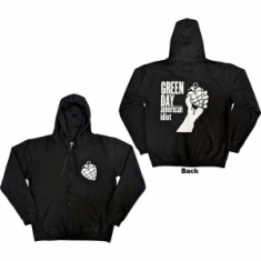 Green Day - American Idiot The Musical Bl Zip Hoodie