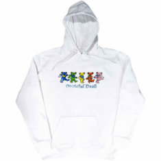 Grateful Dead - Dancing Bears Uni Wht Hoodie 