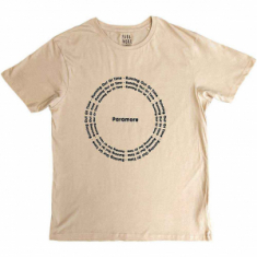 Paramore - Root Circle Uni Sand T-Shirt