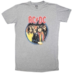 Ac/Dc - Highway To Hell Circle Lady Grey T-Shirt Dress