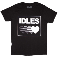 Idles - Gradient Heart Uni Bl T-Shirt  (S)