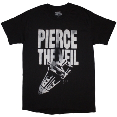 Pierce The Veil - Large Text Uni Bl T-Shirt  (XL)