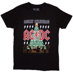 Ac/Dc - Merry Christmas Uni Bl T-Shirt (M)