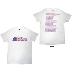 Human League - Generations Tour 24 Photo Uni Wht T-Shirt