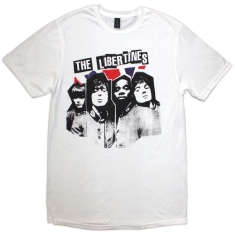 The Libertines - Libertines Rip Flag Xerox Uni Wht T-Shirt
