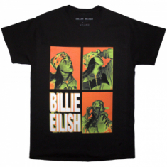 Billie Eilish - 3 Photo Logo Uni Bl T-Shirt