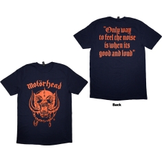 Motorhead - Good & Loud Uni Navy T-Shirt