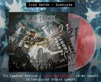 Iced Earth - Dystopia (Transparent Red Marbled V