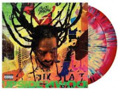 Buju Banton - Upside Down 2020 -Red/Orange & Black Splatter