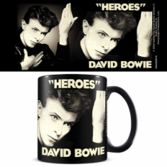 David Bowie  - Heroes Black Pod Mug 