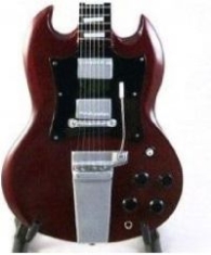Doors - Minigitarr Robbie Krieger Höjd 25Cm