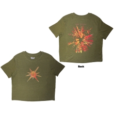 Slipknot - Tesf Band Figures Lady Green Crop Top