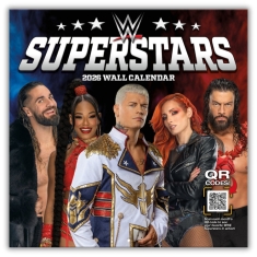 Wwe Superstars - 2026 Square Calendar