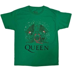 Queen - Holiday Crest Uni Green T-Shirt (M)