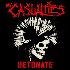 The Casualties - Detonate (Red With Black Splatter)